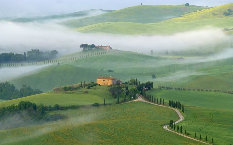 Il giro dei cipressi di San Quirico